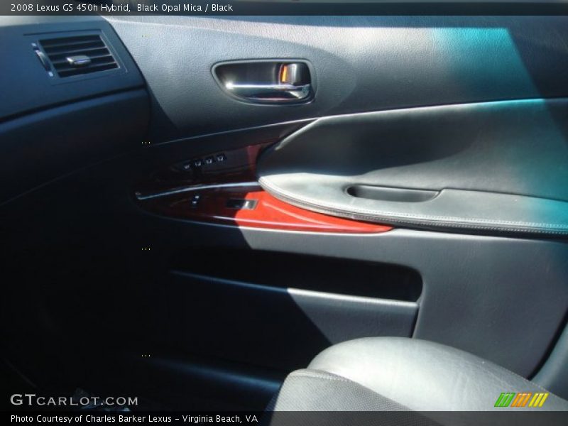 Black Opal Mica / Black 2008 Lexus GS 450h Hybrid