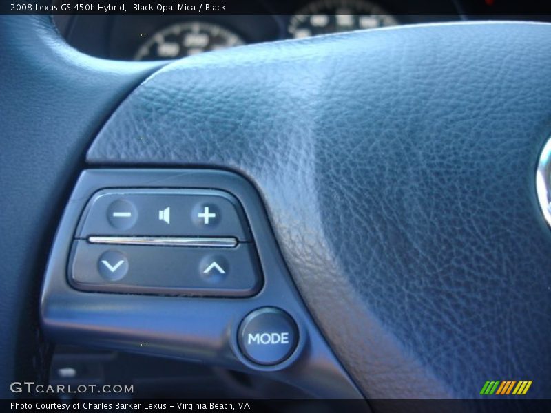 Controls of 2008 GS 450h Hybrid