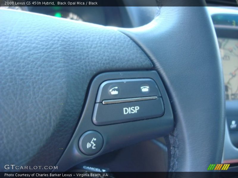 Controls of 2008 GS 450h Hybrid