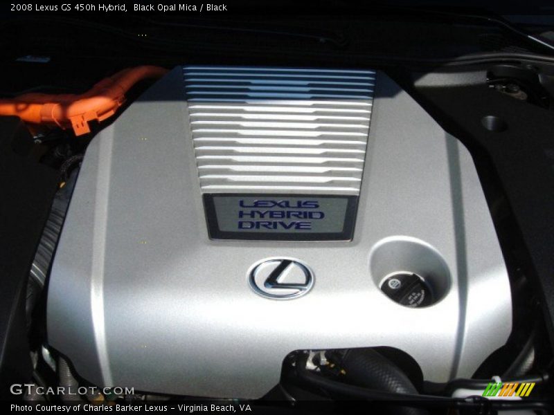 2008 GS 450h Hybrid Engine - 3.5 Liter h DOHC 24-Valve VVT-i V6 Gasoline/Electric Hybrid