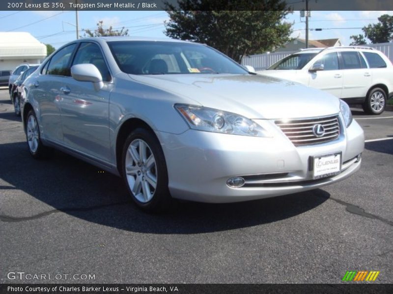 Tungsten Silver Metallic / Black 2007 Lexus ES 350