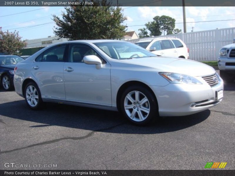 Tungsten Silver Metallic / Black 2007 Lexus ES 350