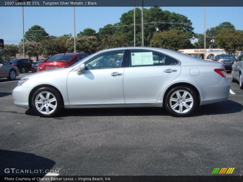 Tungsten Silver Metallic / Black 2007 Lexus ES 350