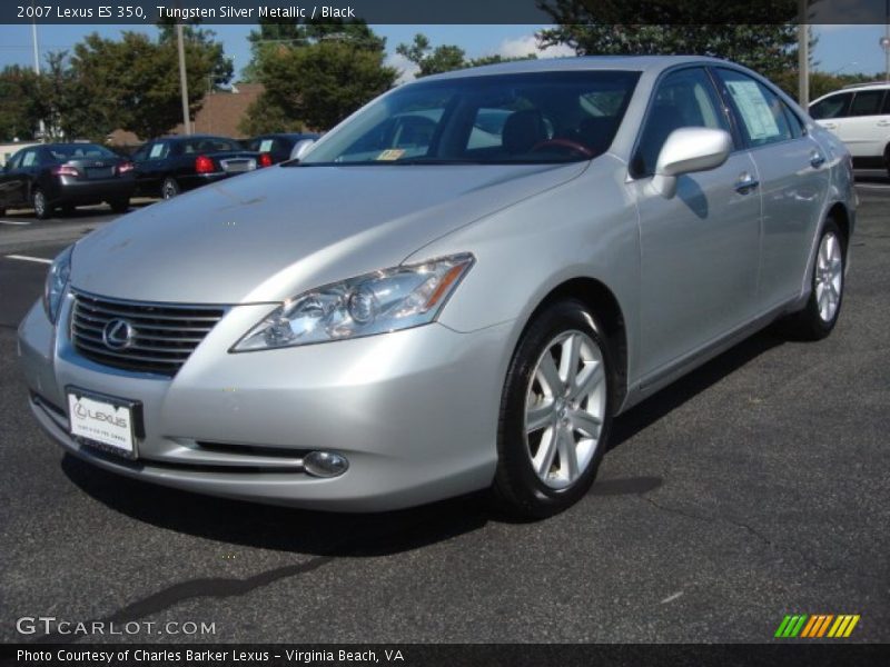 Tungsten Silver Metallic / Black 2007 Lexus ES 350