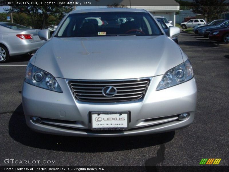 Tungsten Silver Metallic / Black 2007 Lexus ES 350