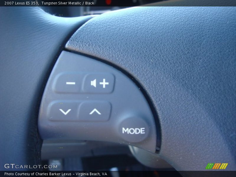 Tungsten Silver Metallic / Black 2007 Lexus ES 350