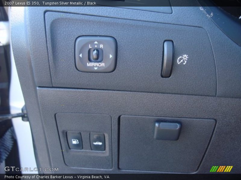 Tungsten Silver Metallic / Black 2007 Lexus ES 350