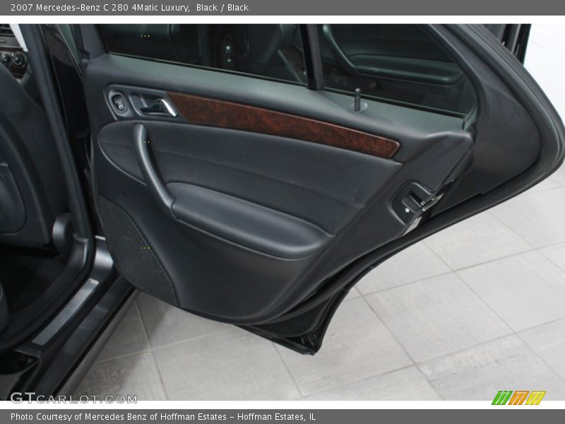 Black / Black 2007 Mercedes-Benz C 280 4Matic Luxury
