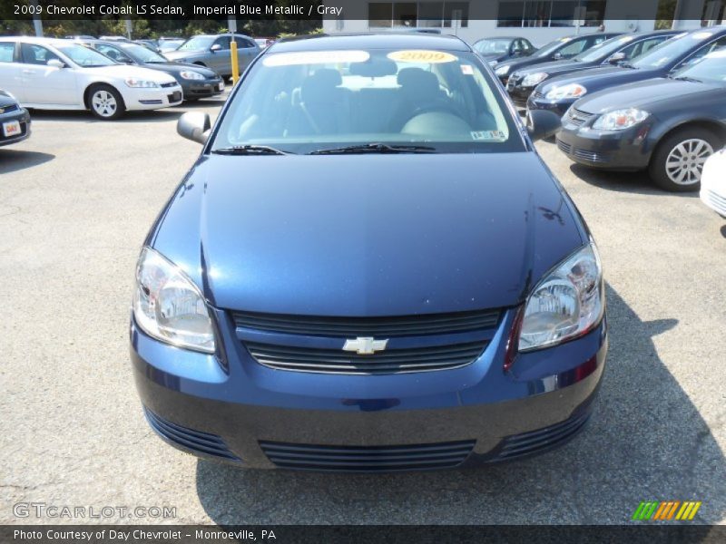 Imperial Blue Metallic / Gray 2009 Chevrolet Cobalt LS Sedan
