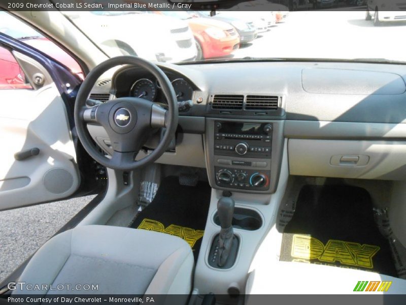 Imperial Blue Metallic / Gray 2009 Chevrolet Cobalt LS Sedan