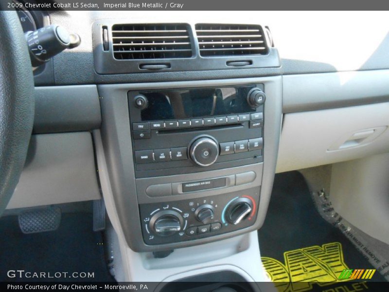 Imperial Blue Metallic / Gray 2009 Chevrolet Cobalt LS Sedan