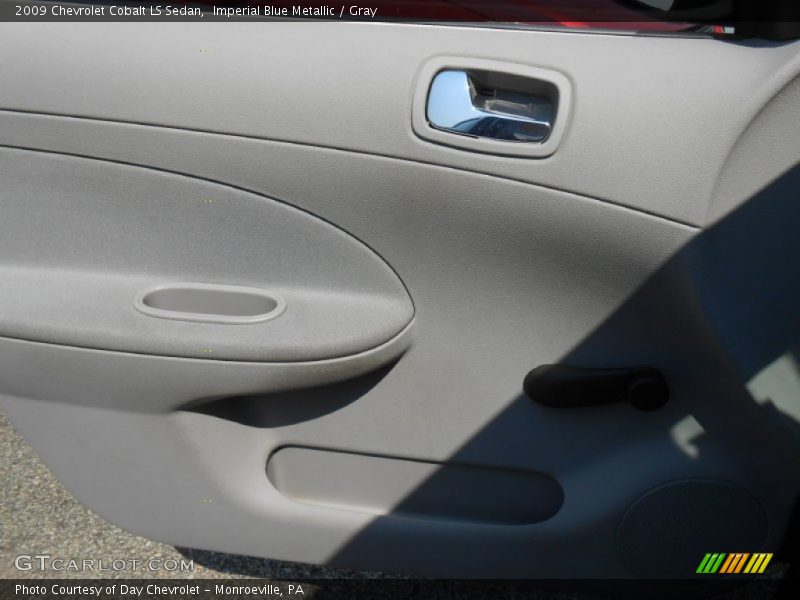 Imperial Blue Metallic / Gray 2009 Chevrolet Cobalt LS Sedan