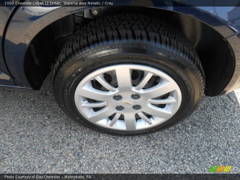 Imperial Blue Metallic / Gray 2009 Chevrolet Cobalt LS Sedan