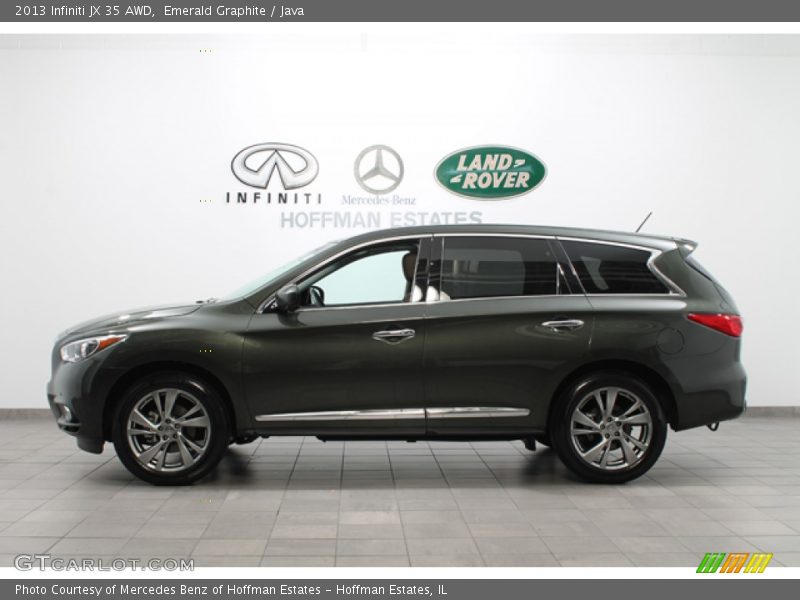 Emerald Graphite / Java 2013 Infiniti JX 35 AWD