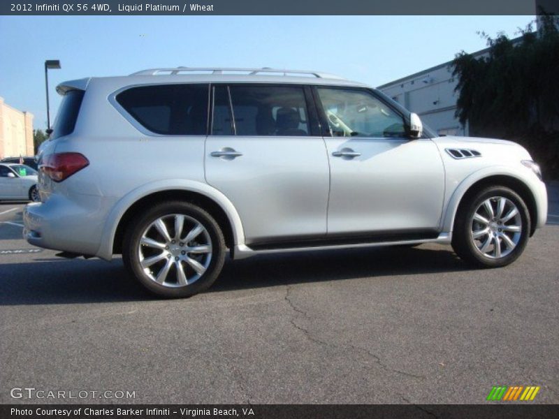 Liquid Platinum / Wheat 2012 Infiniti QX 56 4WD