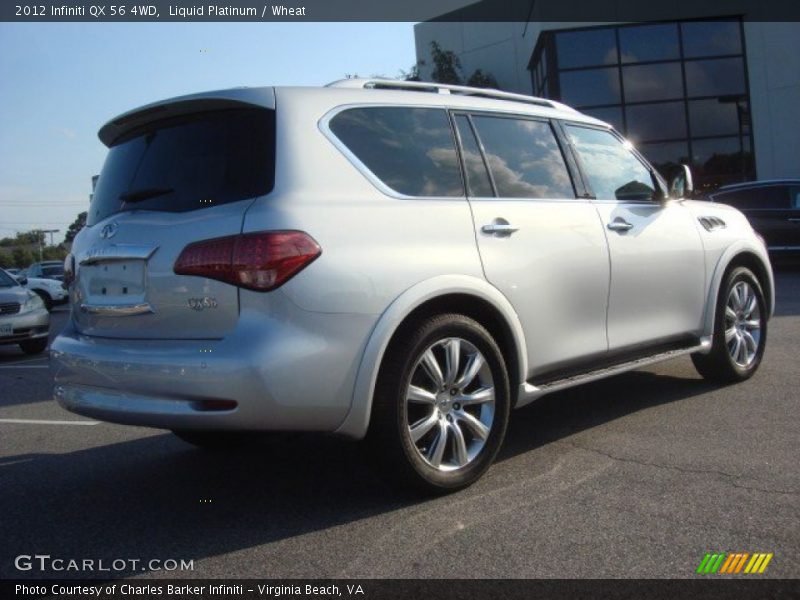 Liquid Platinum / Wheat 2012 Infiniti QX 56 4WD