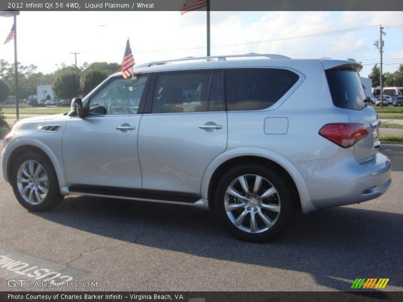 Liquid Platinum / Wheat 2012 Infiniti QX 56 4WD