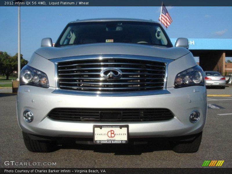 Liquid Platinum / Wheat 2012 Infiniti QX 56 4WD