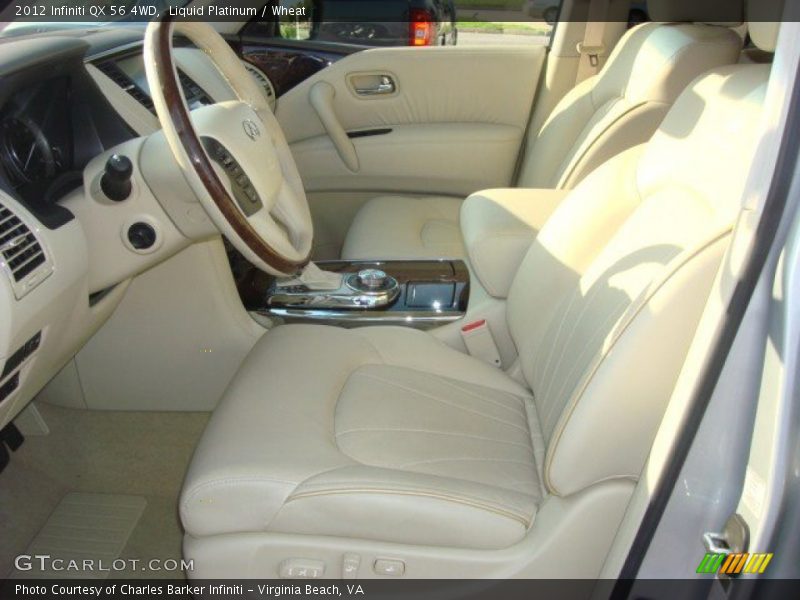 Liquid Platinum / Wheat 2012 Infiniti QX 56 4WD