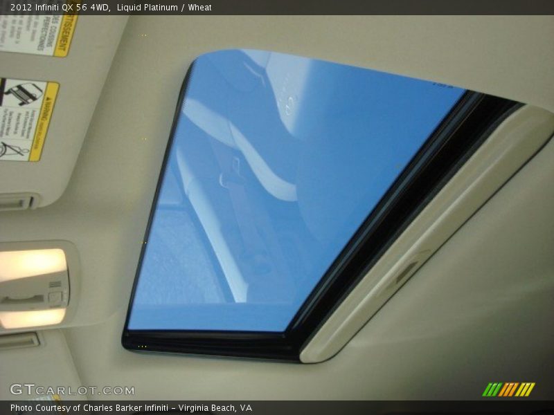 Liquid Platinum / Wheat 2012 Infiniti QX 56 4WD