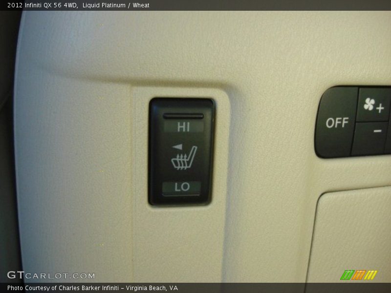 Liquid Platinum / Wheat 2012 Infiniti QX 56 4WD