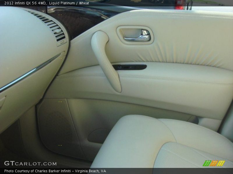 Liquid Platinum / Wheat 2012 Infiniti QX 56 4WD