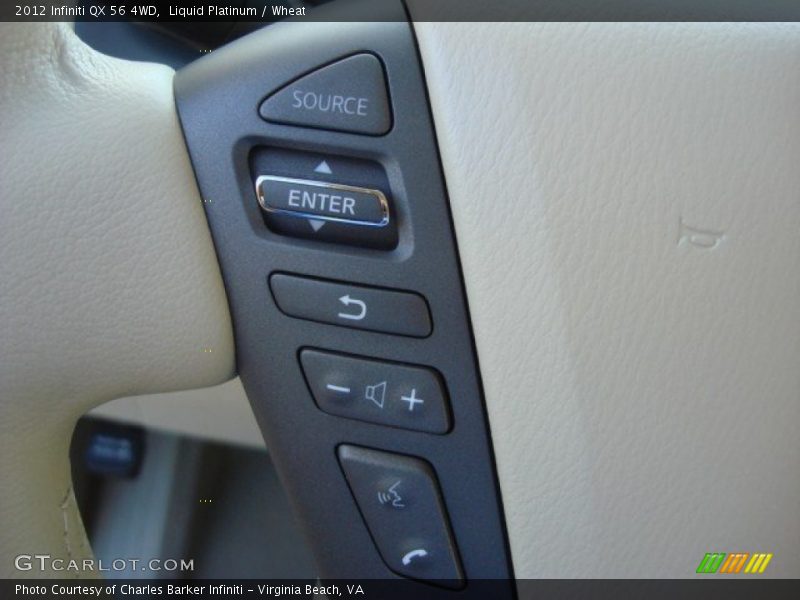 Liquid Platinum / Wheat 2012 Infiniti QX 56 4WD