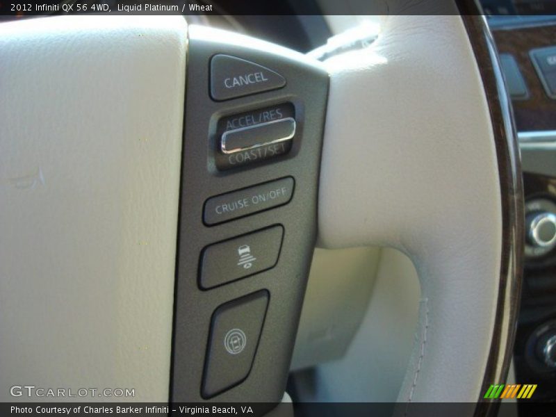Liquid Platinum / Wheat 2012 Infiniti QX 56 4WD