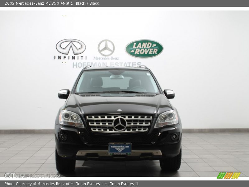 Black / Black 2009 Mercedes-Benz ML 350 4Matic
