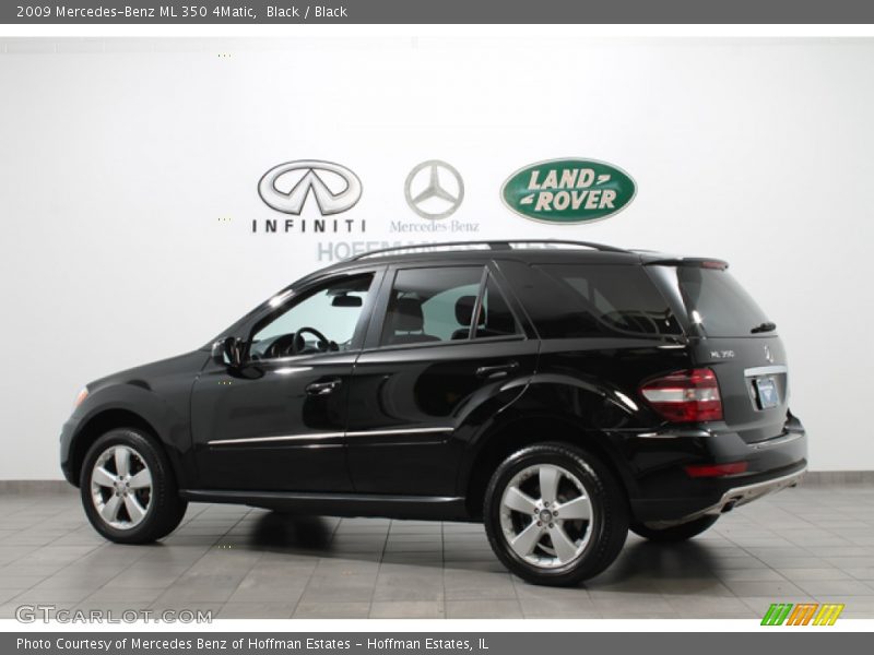 Black / Black 2009 Mercedes-Benz ML 350 4Matic