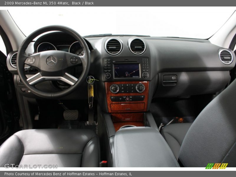 Black / Black 2009 Mercedes-Benz ML 350 4Matic