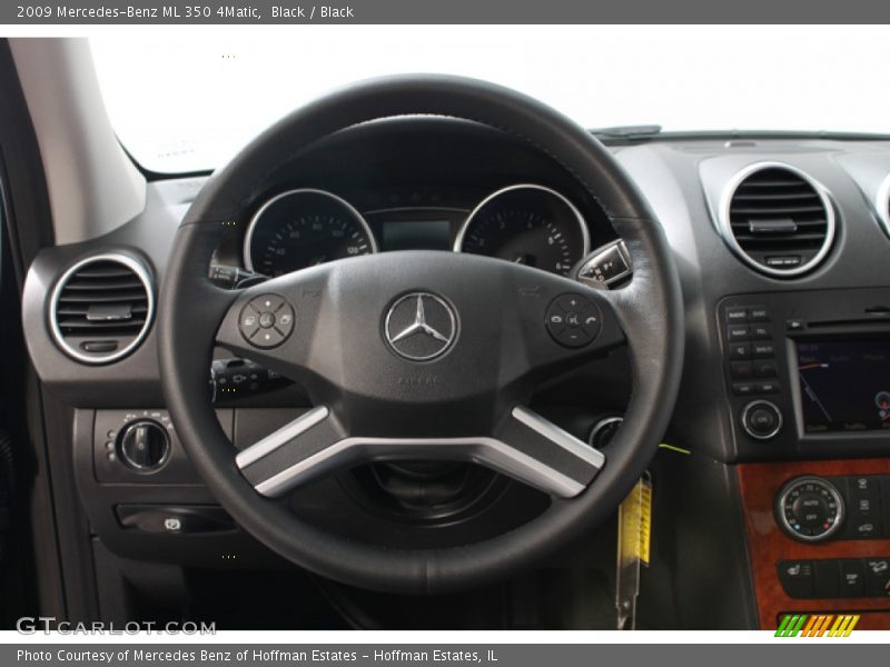 Black / Black 2009 Mercedes-Benz ML 350 4Matic