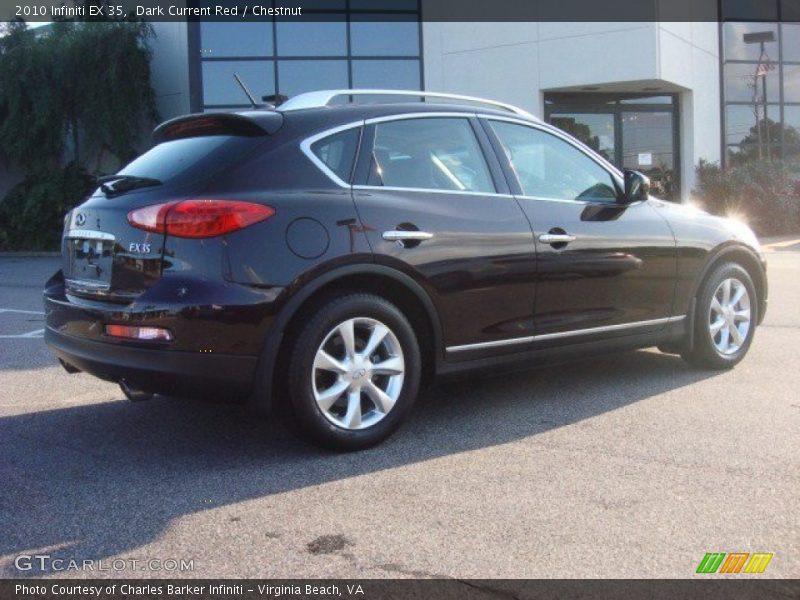 Dark Current Red / Chestnut 2010 Infiniti EX 35