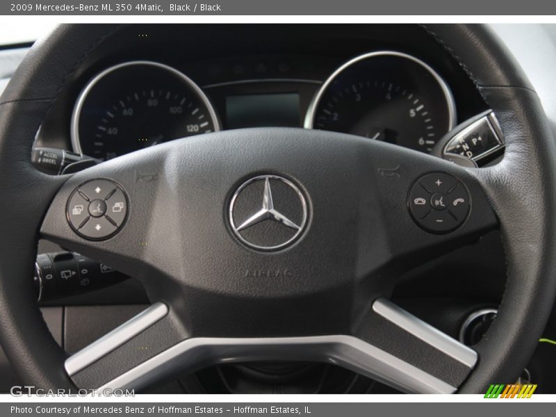 Black / Black 2009 Mercedes-Benz ML 350 4Matic