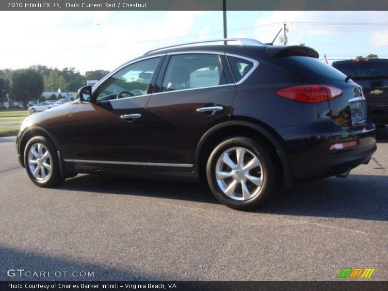 Dark Current Red / Chestnut 2010 Infiniti EX 35
