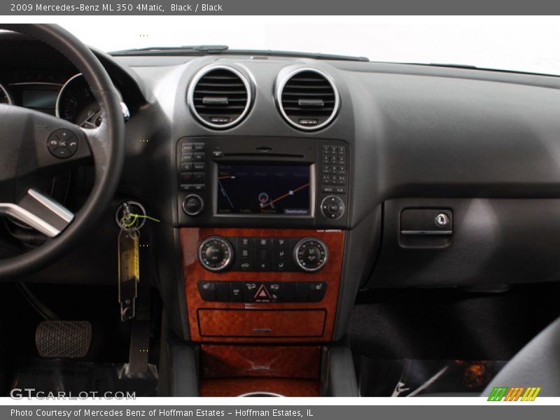 Black / Black 2009 Mercedes-Benz ML 350 4Matic