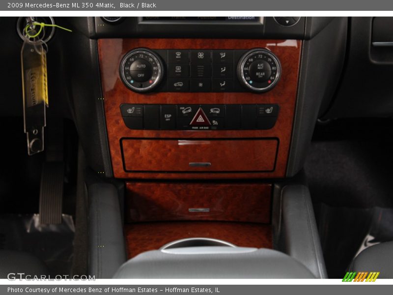 Black / Black 2009 Mercedes-Benz ML 350 4Matic