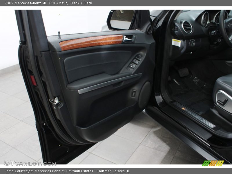 Black / Black 2009 Mercedes-Benz ML 350 4Matic