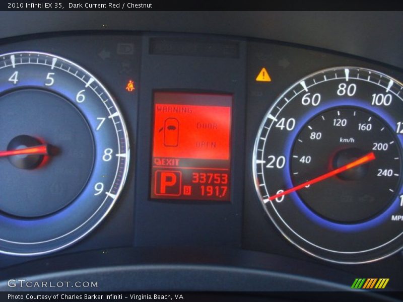  2010 EX 35 35 Gauges