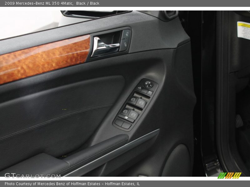 Black / Black 2009 Mercedes-Benz ML 350 4Matic