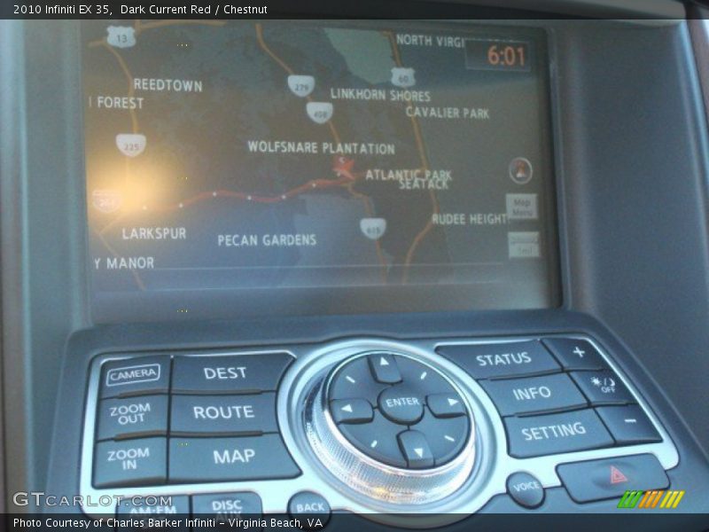 Navigation of 2010 EX 35
