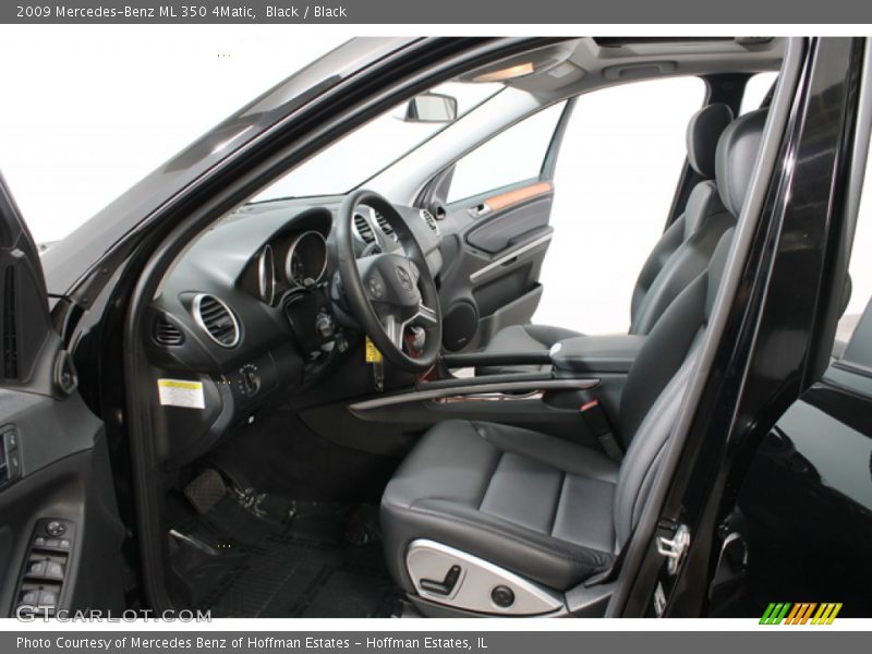 Black / Black 2009 Mercedes-Benz ML 350 4Matic