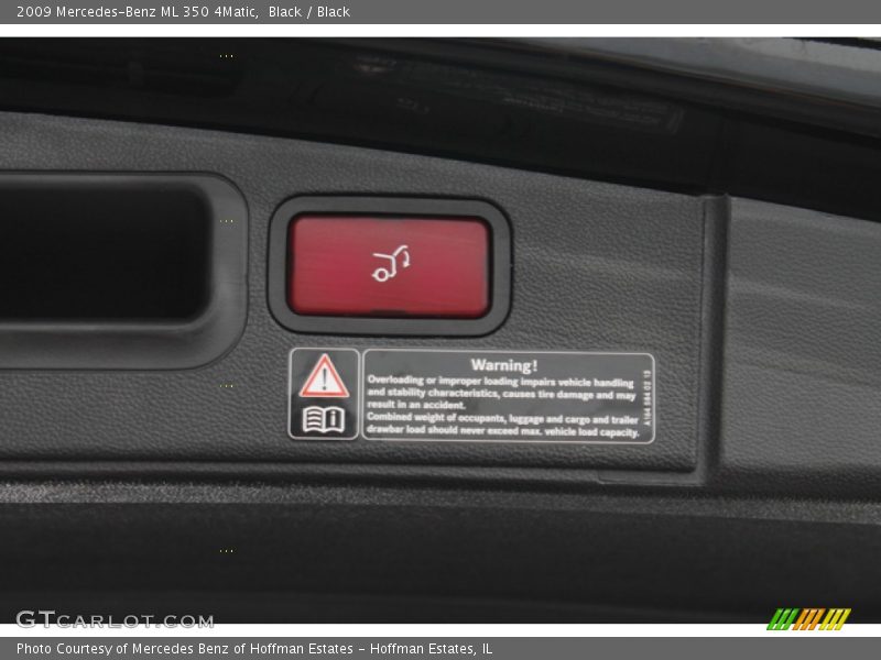 Black / Black 2009 Mercedes-Benz ML 350 4Matic