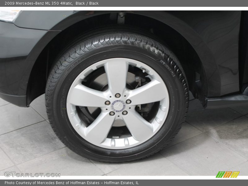 Black / Black 2009 Mercedes-Benz ML 350 4Matic