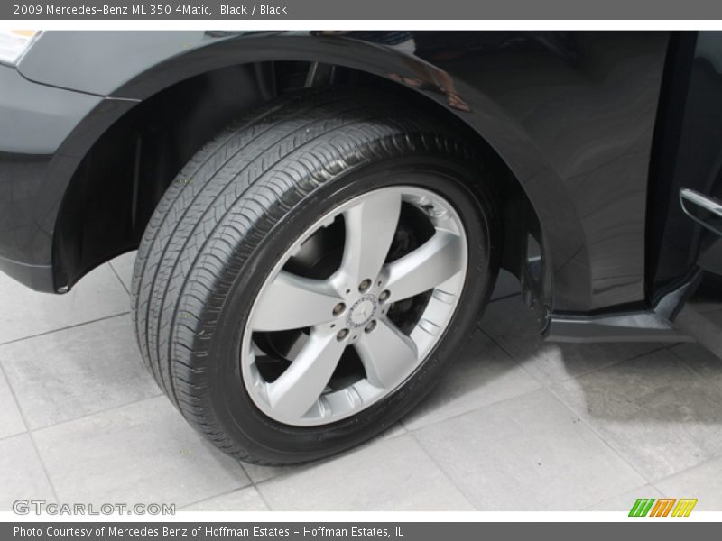 Black / Black 2009 Mercedes-Benz ML 350 4Matic