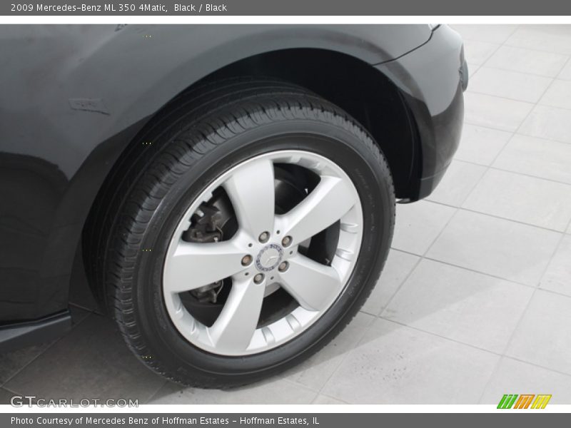 Black / Black 2009 Mercedes-Benz ML 350 4Matic