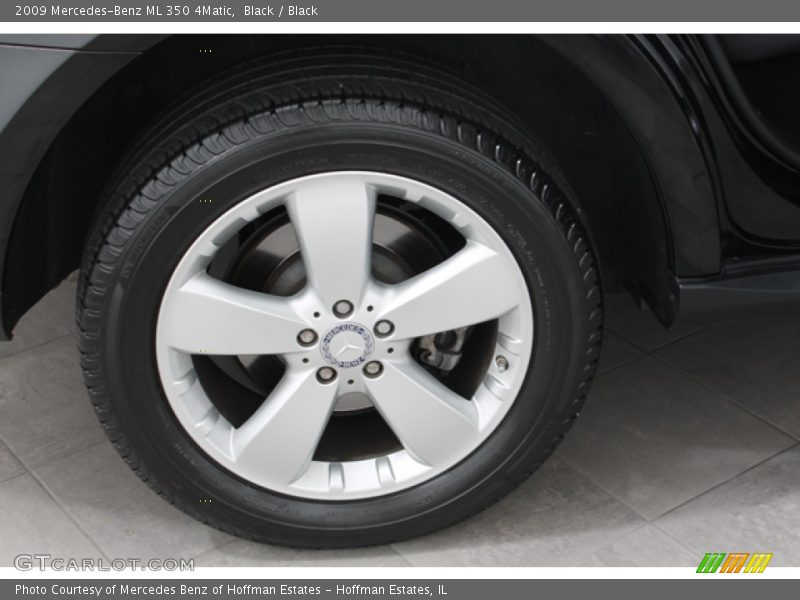 Black / Black 2009 Mercedes-Benz ML 350 4Matic