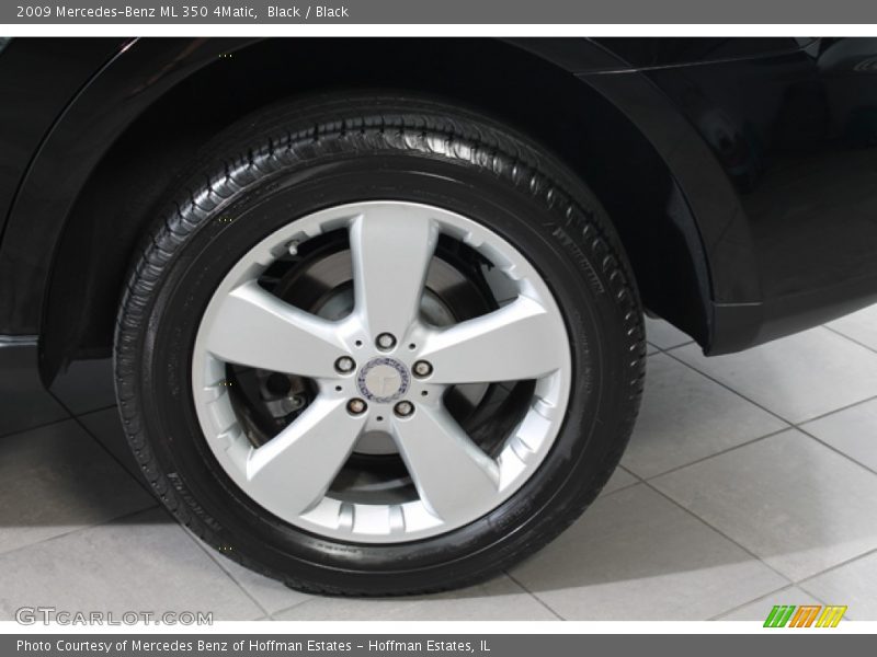 Black / Black 2009 Mercedes-Benz ML 350 4Matic