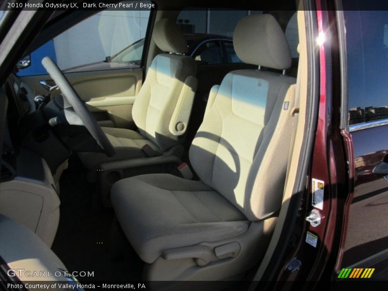 Dark Cherry Pearl / Beige 2010 Honda Odyssey LX