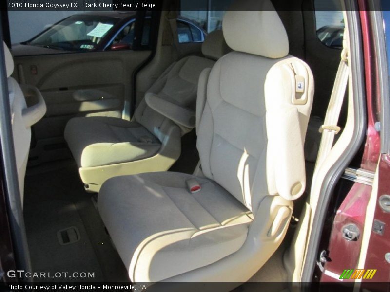 Dark Cherry Pearl / Beige 2010 Honda Odyssey LX